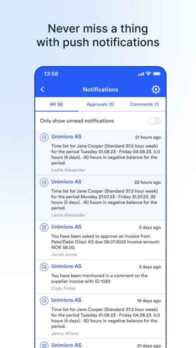 Unimicro Screenshot