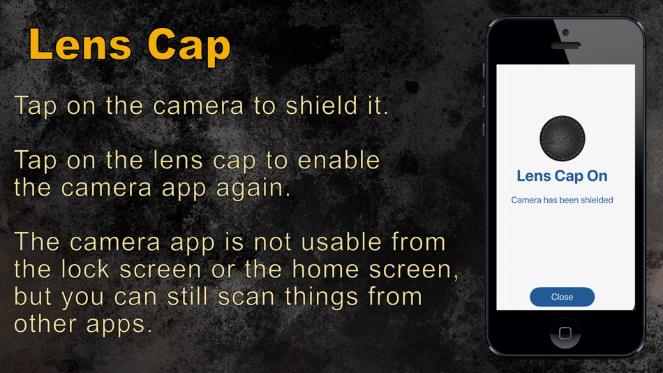 #2. Lens Cap: Lock screen blocker (iOS) 由: Panadda Sheppard