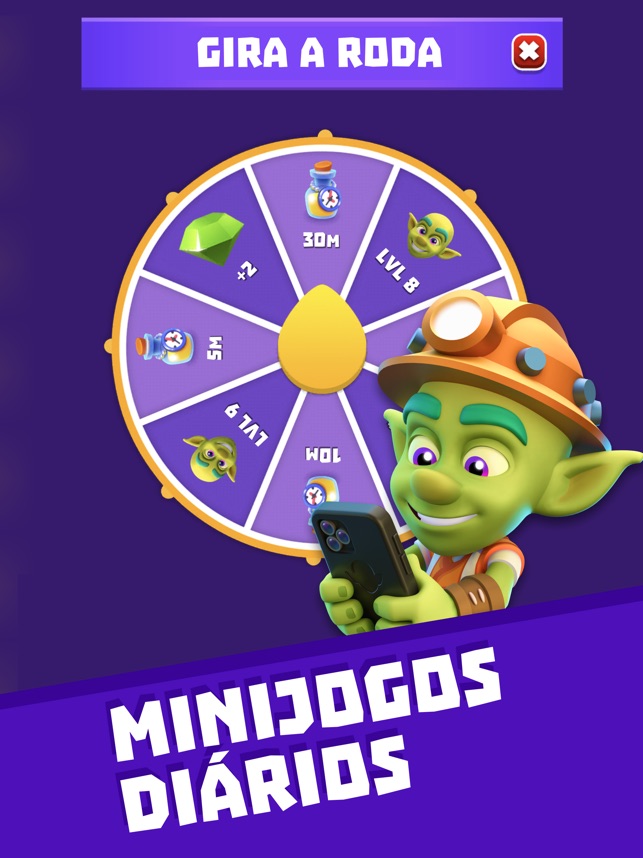 Gold and Goblins: Mineração na App Store