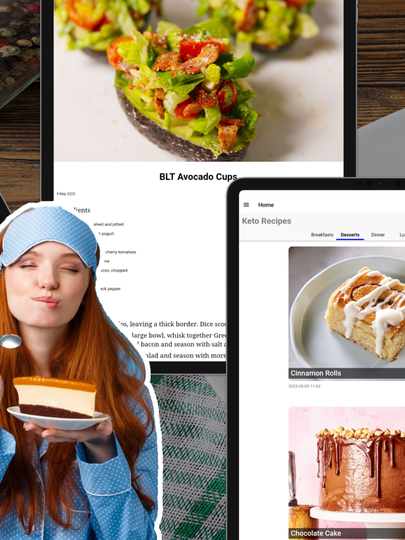 Keto Diet App: Recipes & Tools iPad screenshot
