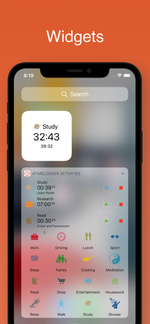 ‎aTimeLogger Time Tracker Screenshot