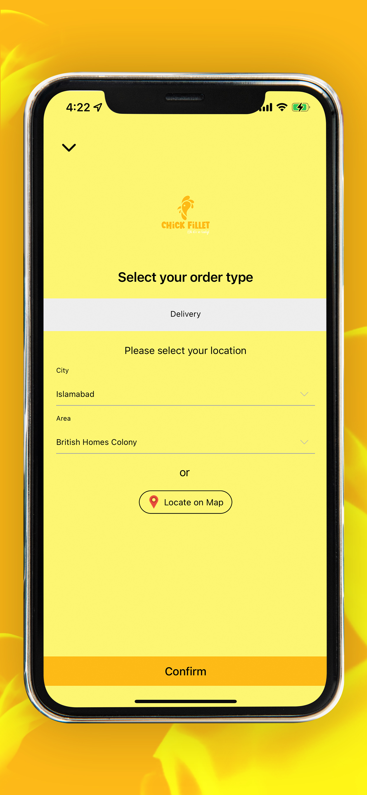Chick Fillet App