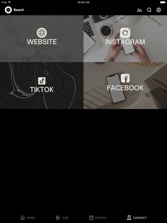 Reach Church - AR iPad screenshot 3 - Lifestyle app