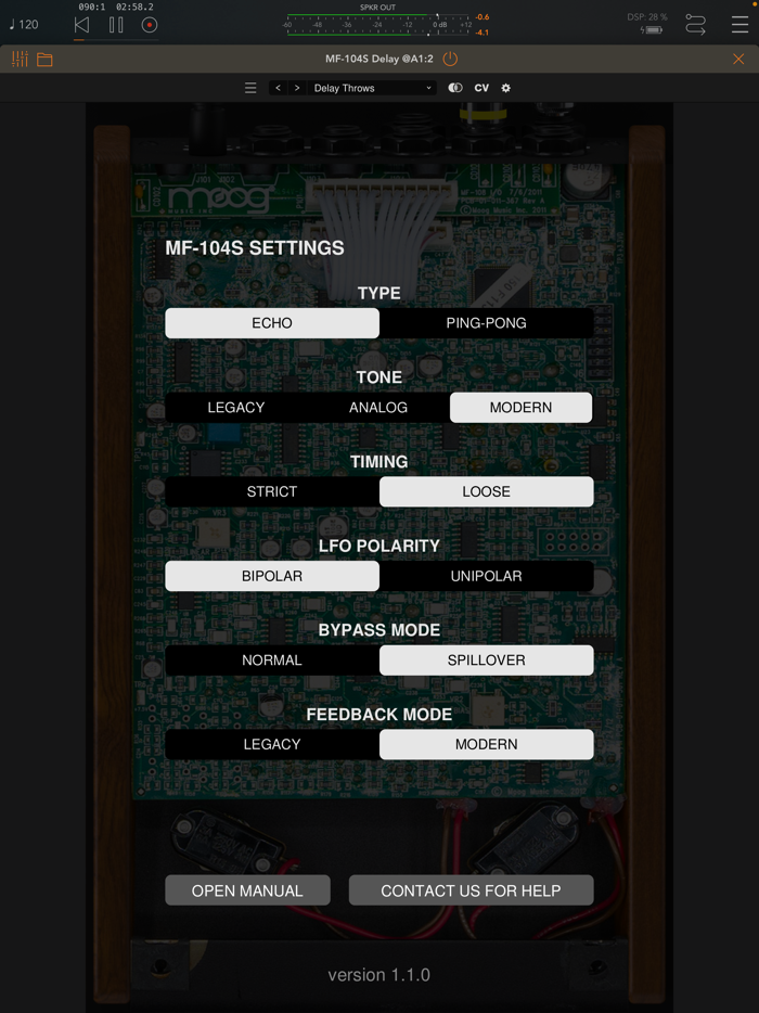 MF-104S Analog Delay