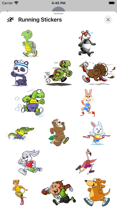 Screenshot #1 pour Running Stickers