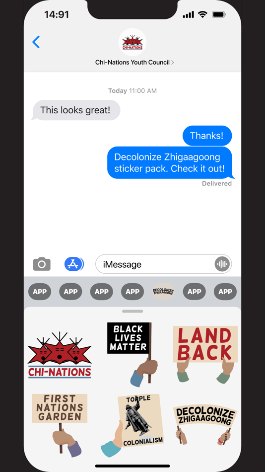 #3. Decolonize Zhigaagoong (iOS) 由: David Bernie