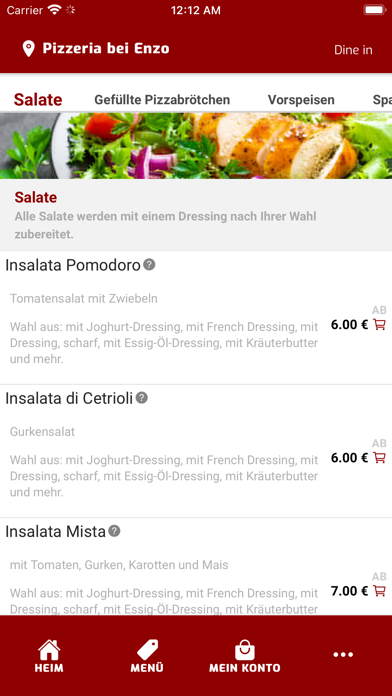 Pizzeria bei Enzo Screenshot