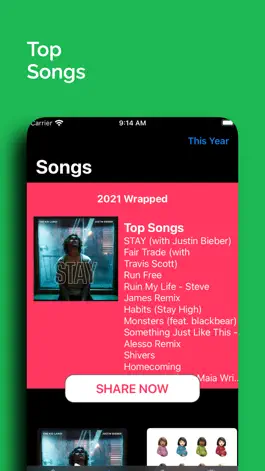 Game screenshot Year-In-Review for Spotify hack