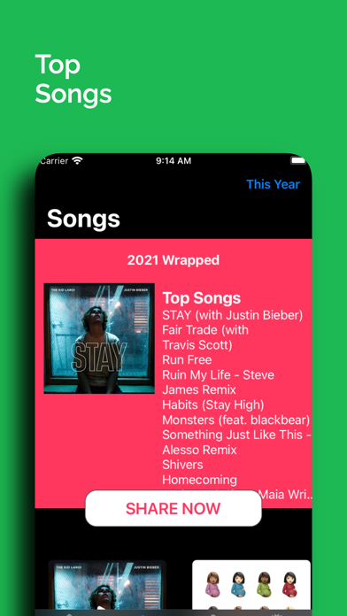 Year-In-Review for Spotifyのおすすめ画像3