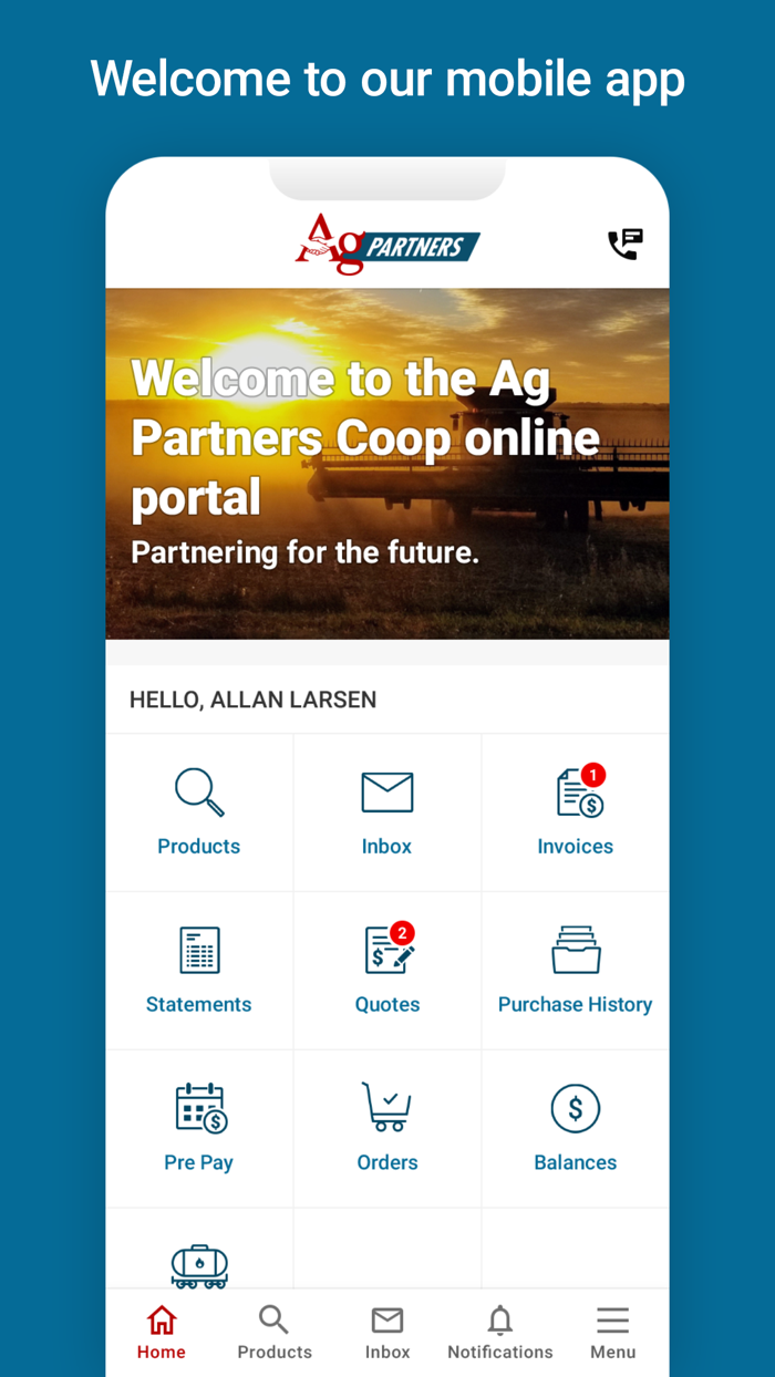 Ag Partners Portal