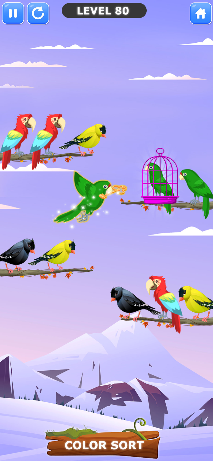 Bird Sort Color Puzzle Games