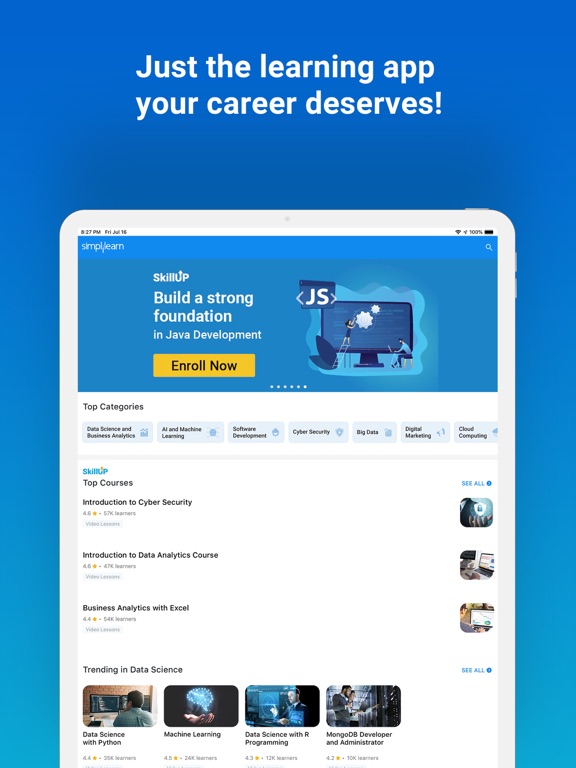 Screenshot #4 pour Simplilearn: Online Learning