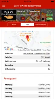 zaras pizza burgerhouse iphone screenshot 2