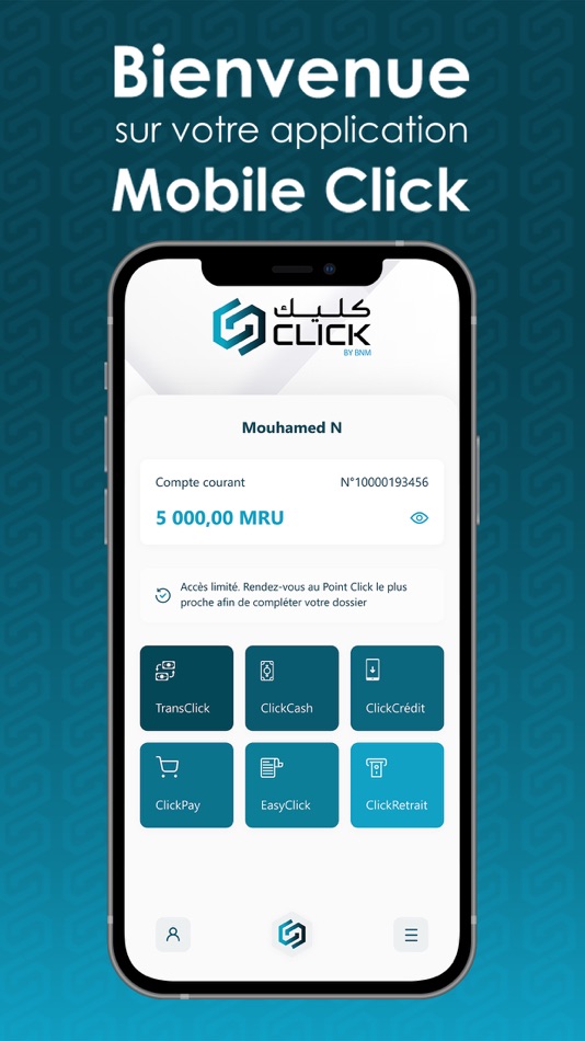 #4. Click By BNM (iOS) By: Banque Nationale de Mauritanie