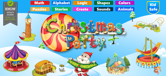 Christmas Games Kids Toy Party