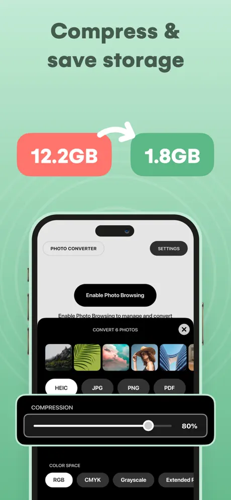 JPG Converter. 全能图片格式转换器应用截图