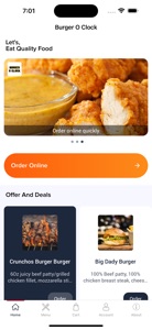 Burger O Clock-Order Online screenshot #1 for iPhone