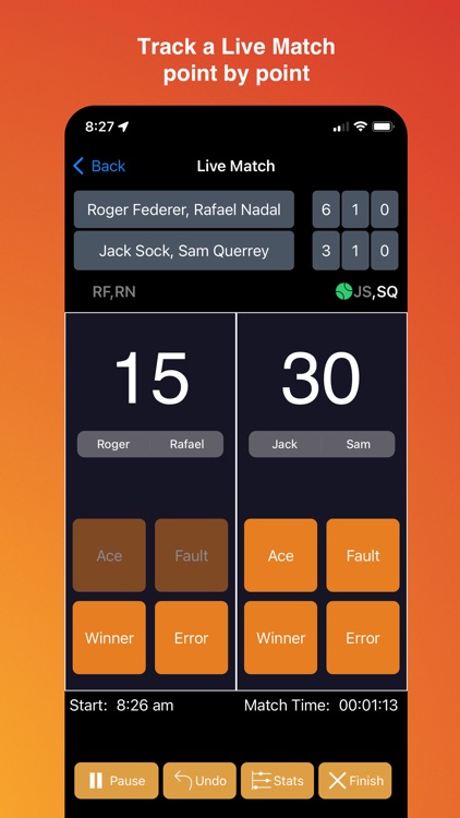 TennisKeeper: Swings & Scores screenshot-8