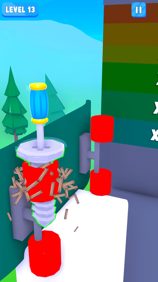 #5. Flip & Screw (iOS) Podle: Dumbbell Games Yazilim Anonim Sirketi