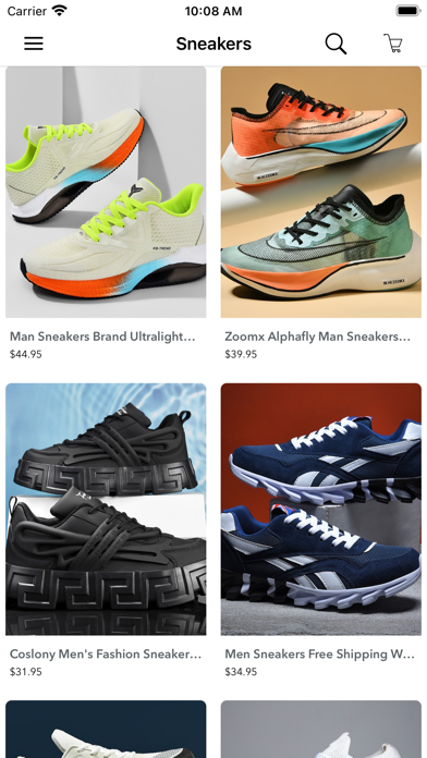 Cheap Men's Clothing & Shoes Screenshot