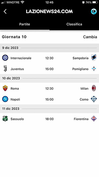 Lazionews24 Screenshot