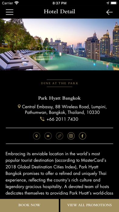Dine at The Park Bangkok Screenshot