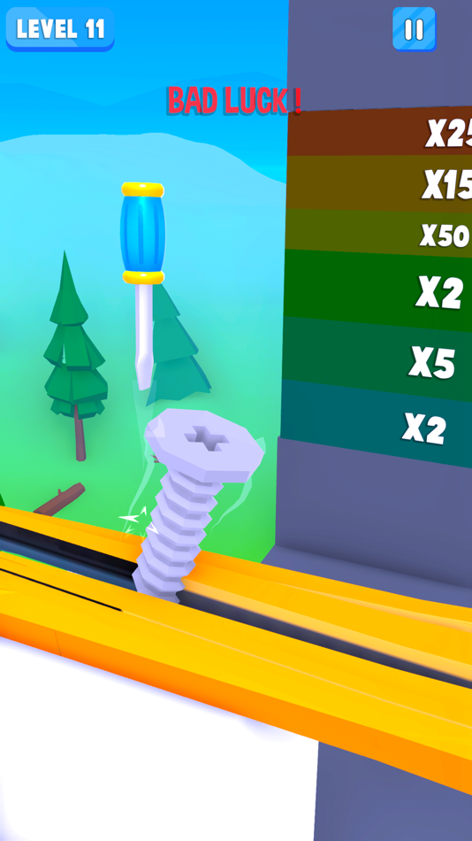 #1. Flip & Screw (iOS) Podle: Dumbbell Games Yazilim Anonim Sirketi