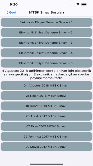 Sürüş ve Ehliyet Rehberi Screenshot
