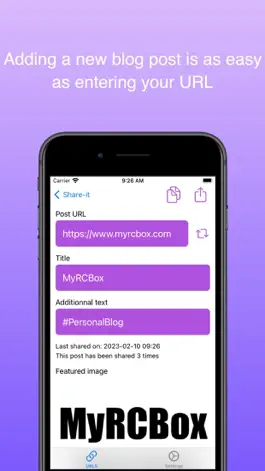 Game screenshot Share-it - App for bloggers apk