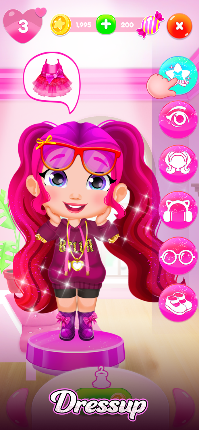 Hair Salon and Dress Up Girl