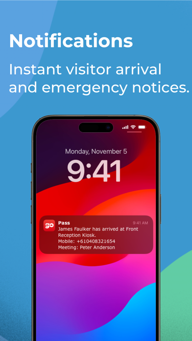 Pass - Visitor Sign In Screenshot