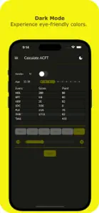 ACFT Calculator: Score,Chart screenshot #3 for iPhone