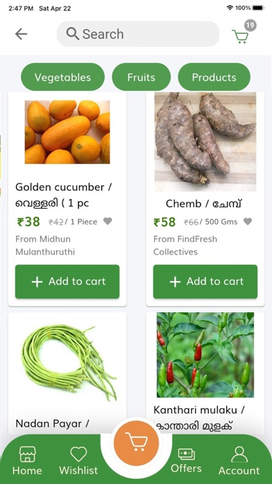 Find Fresh Vegetables, Kochi Screenshot