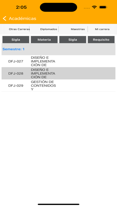 PostGrado Utepsa Screenshot