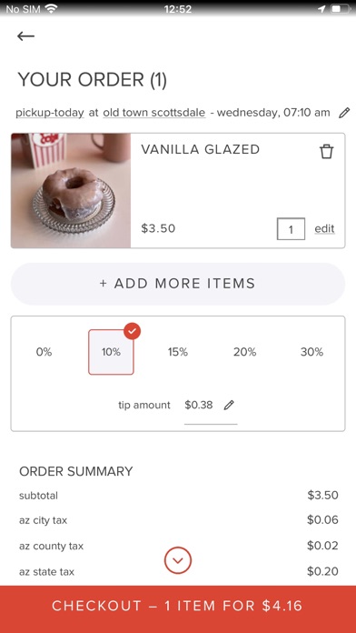 Chin Up Donuts Screenshot