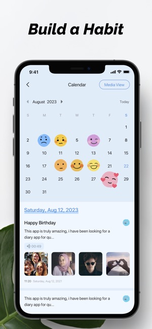 The diary store app