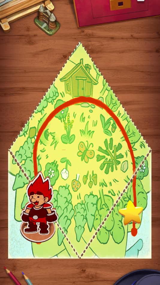 #5. Fold my Way: Fun Paper Folding (iOS) 由: WANNATEST GAMES LTD