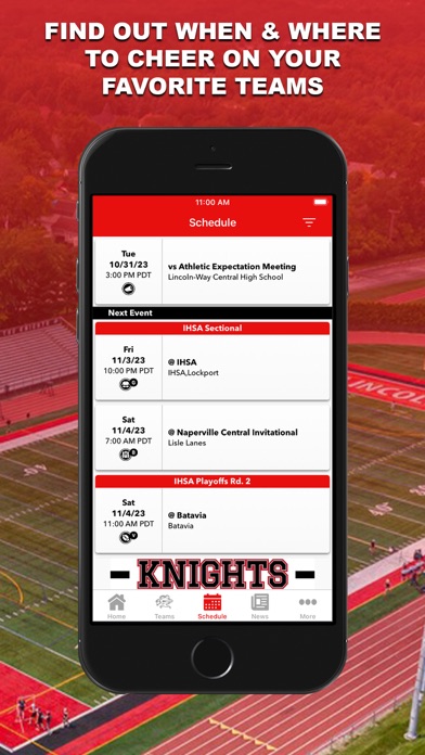 Lincoln-Way Central Knights Screenshot