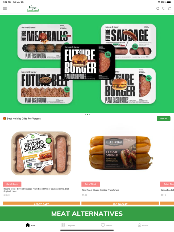 Vegan Essentials iPad screenshot 4 - Food & Drink app