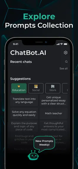 Game screenshot ChatAI - AI Assistant Chat Bot apk