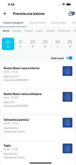 Game screenshot Piscine di Albaro App hack