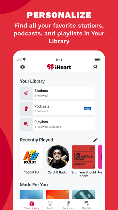 iHeart: Radio, Podcasts, Music Screenshot
