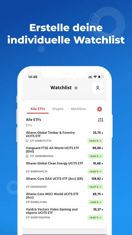 extraETF – ETF, Aktien, Fonds screenshot 7 of 9