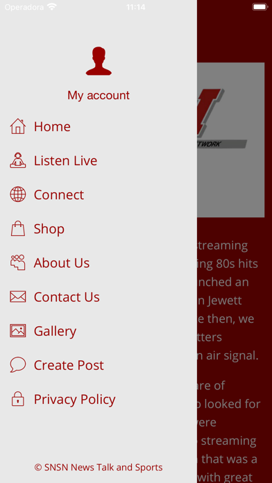 SNSN News Talk and Sports Screenshot