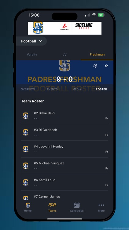 Padre Athletics screenshot-3