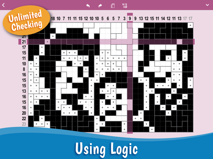 Cross-a-Pix Nonogram Crosses