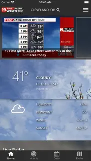 cleveland19 firstalert weather iphone screenshot 1