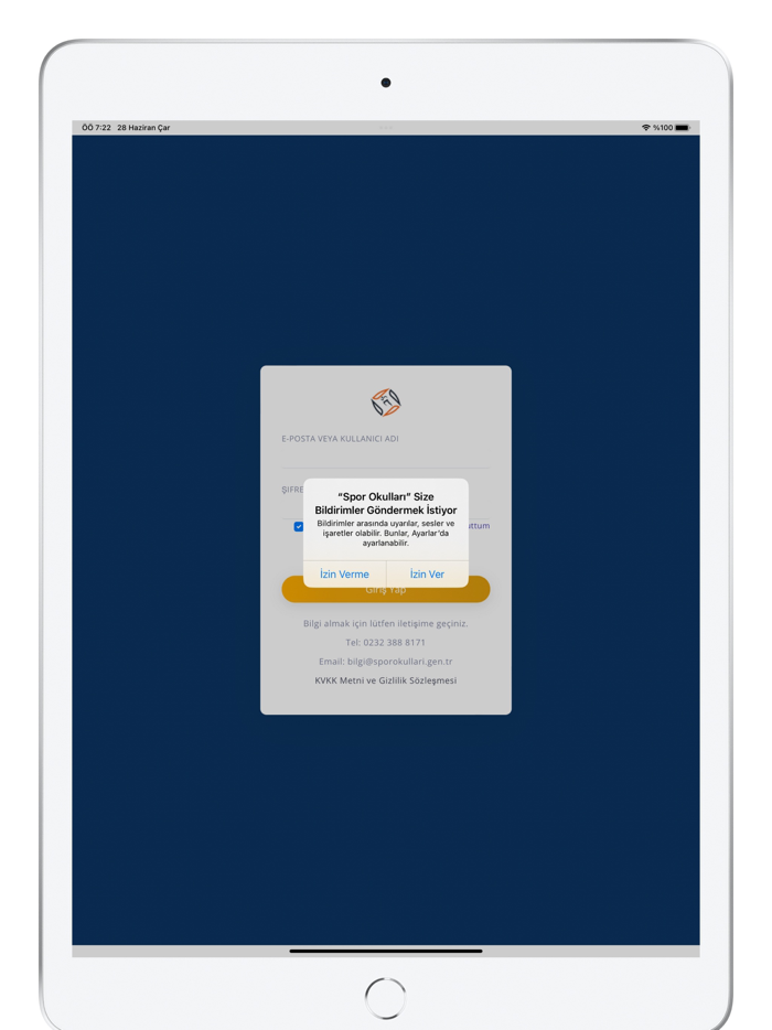 Spor Okulları Yönetim Sistemi