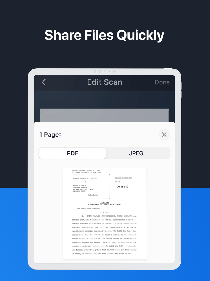 SuperScan - Scan Photos to PDF