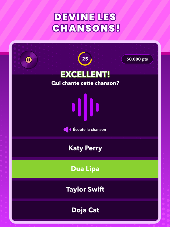 Screenshot #4 pour Trivial Musique Quiz